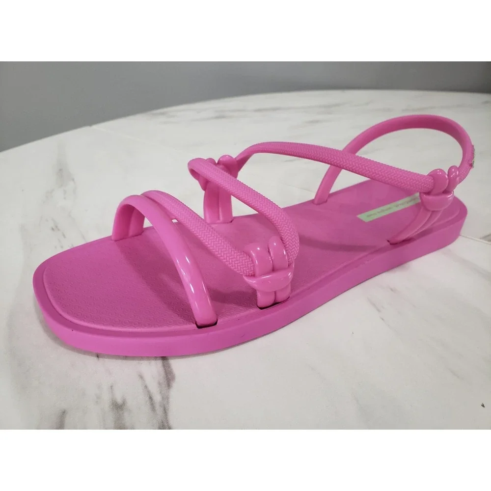 NEW - Ipanema Womens Solar Sandal SIZE 10 - FLAT JELLY‎ WATER SHOWER BEACH POOL